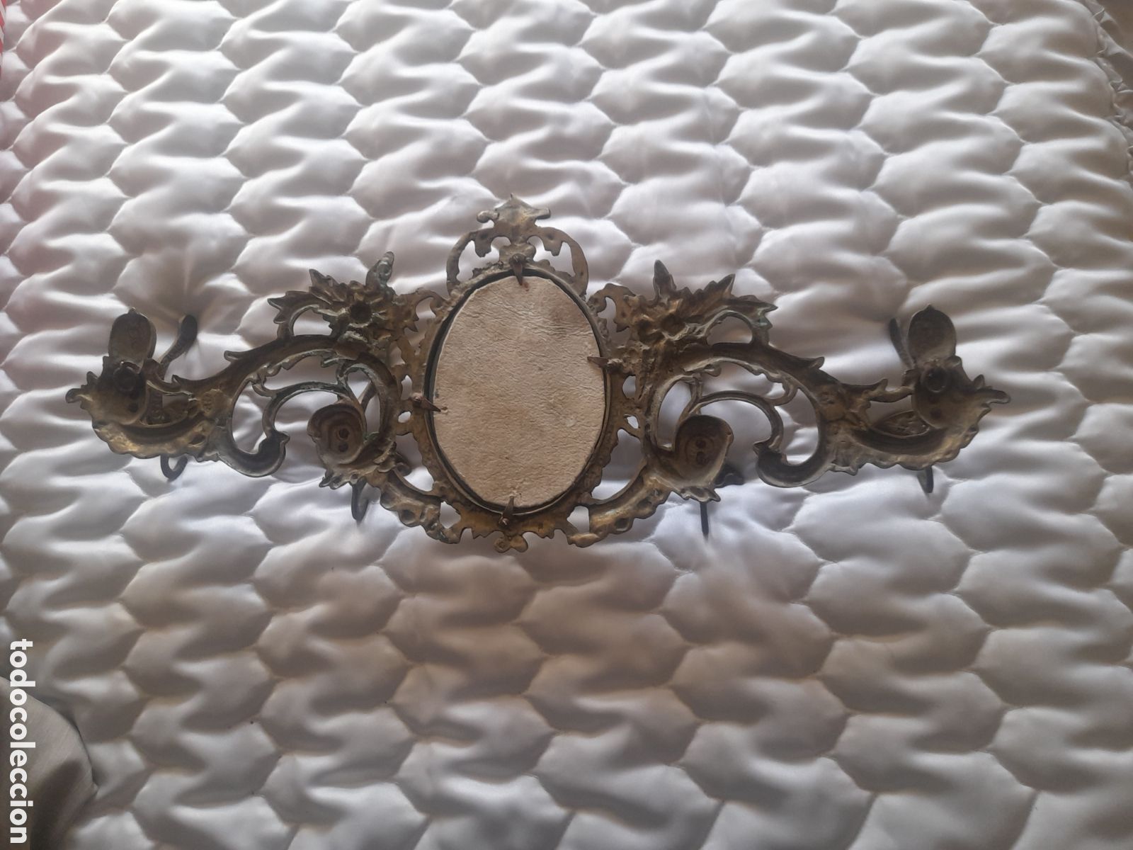 Antig&uuml;edades: Antiguo perchero de bronce estilo Luis XV - Foto 6