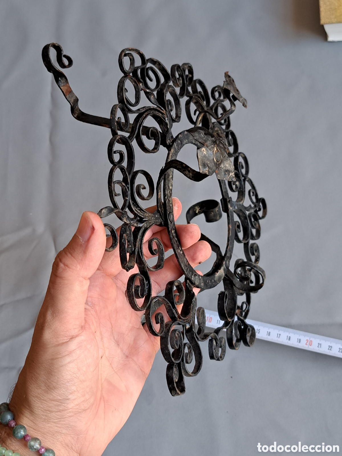 Antig&uuml;edades: Soporte de almirez, solo el soporte - Foto 5