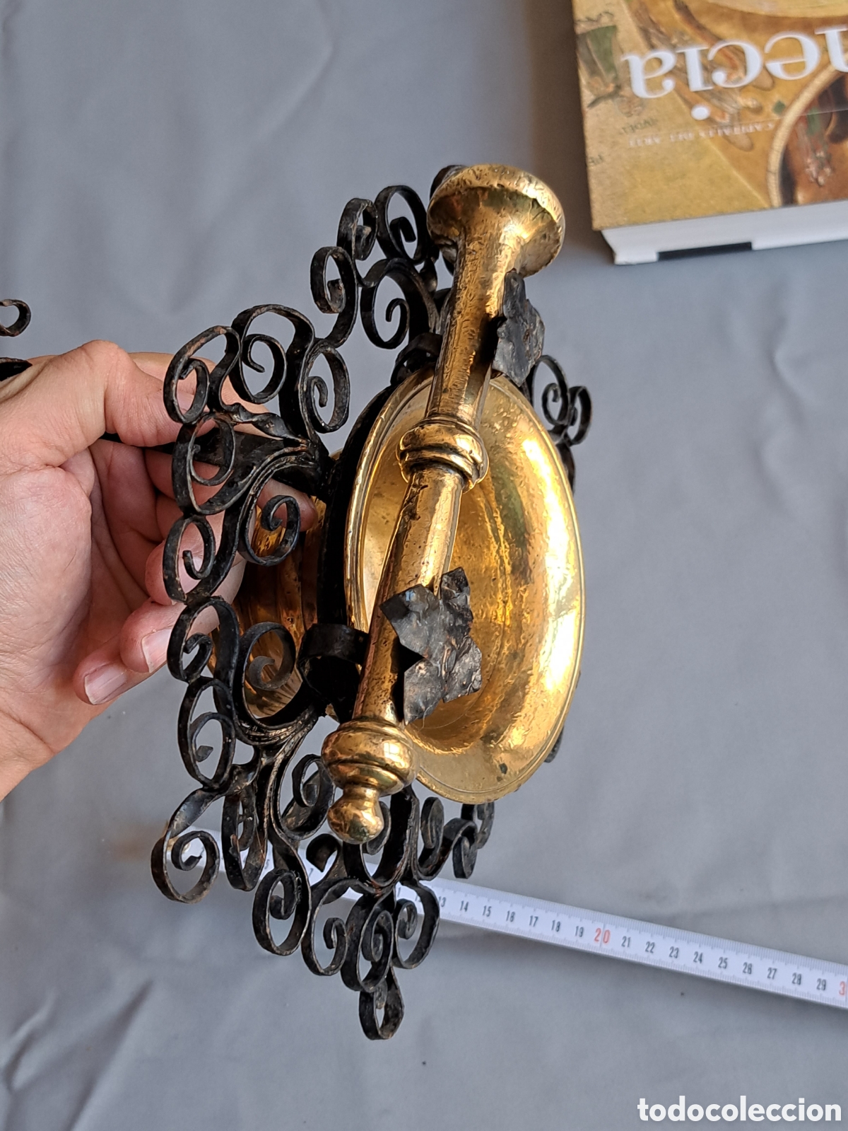 Antig&uuml;edades: Soporte de almirez, solo el soporte - Foto 1