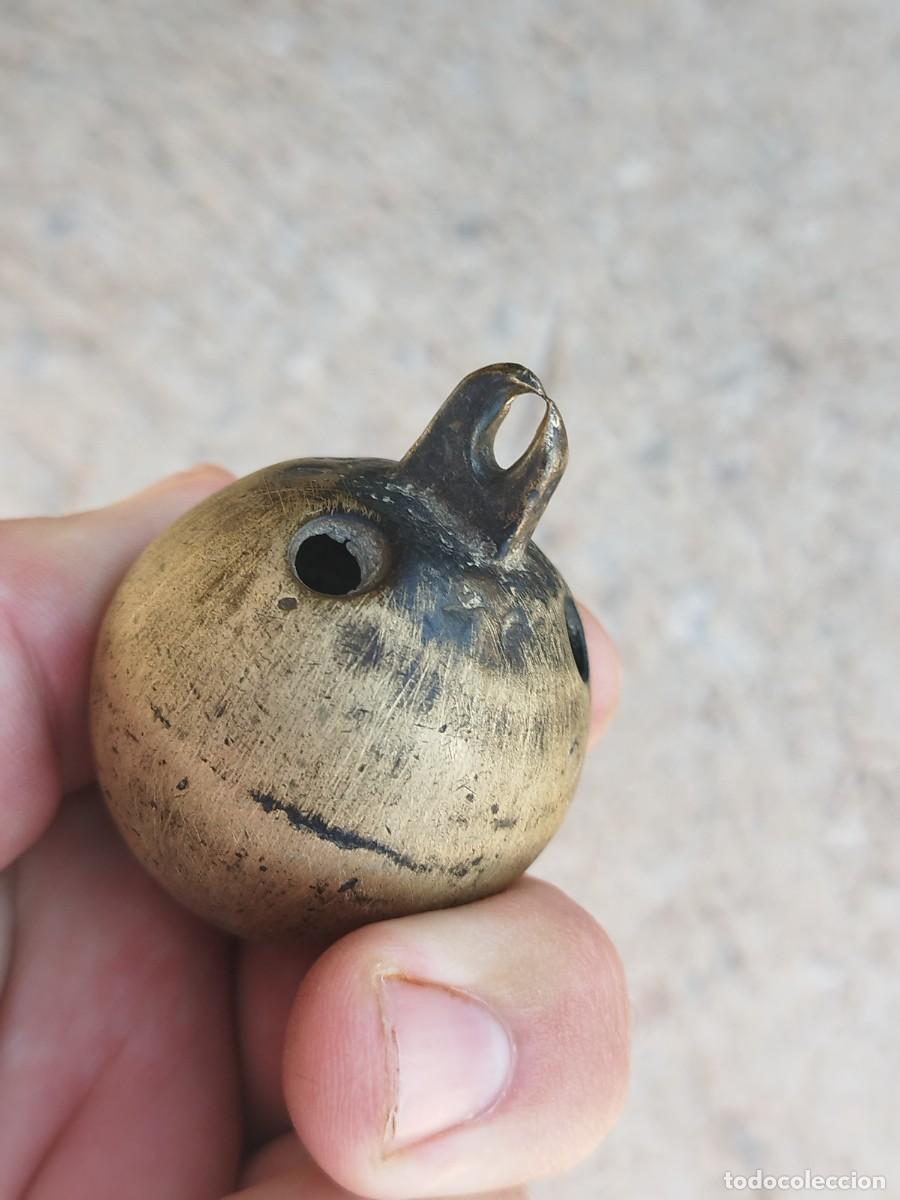 Antig&uuml;edades: Antiguo Cascabel de Bronce - Foto 11
