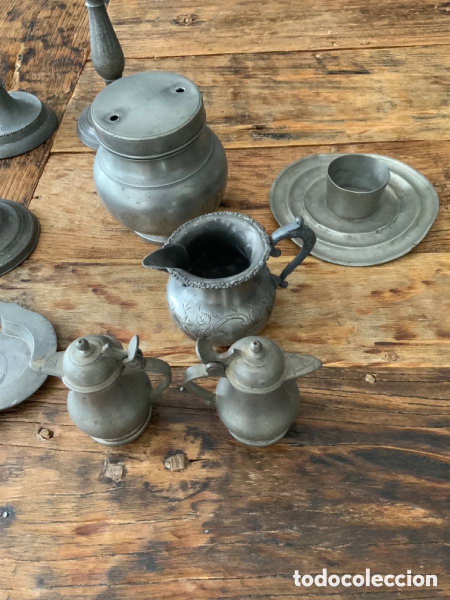 Antig&uuml;edades: Piezas de Peltre - Foto 3