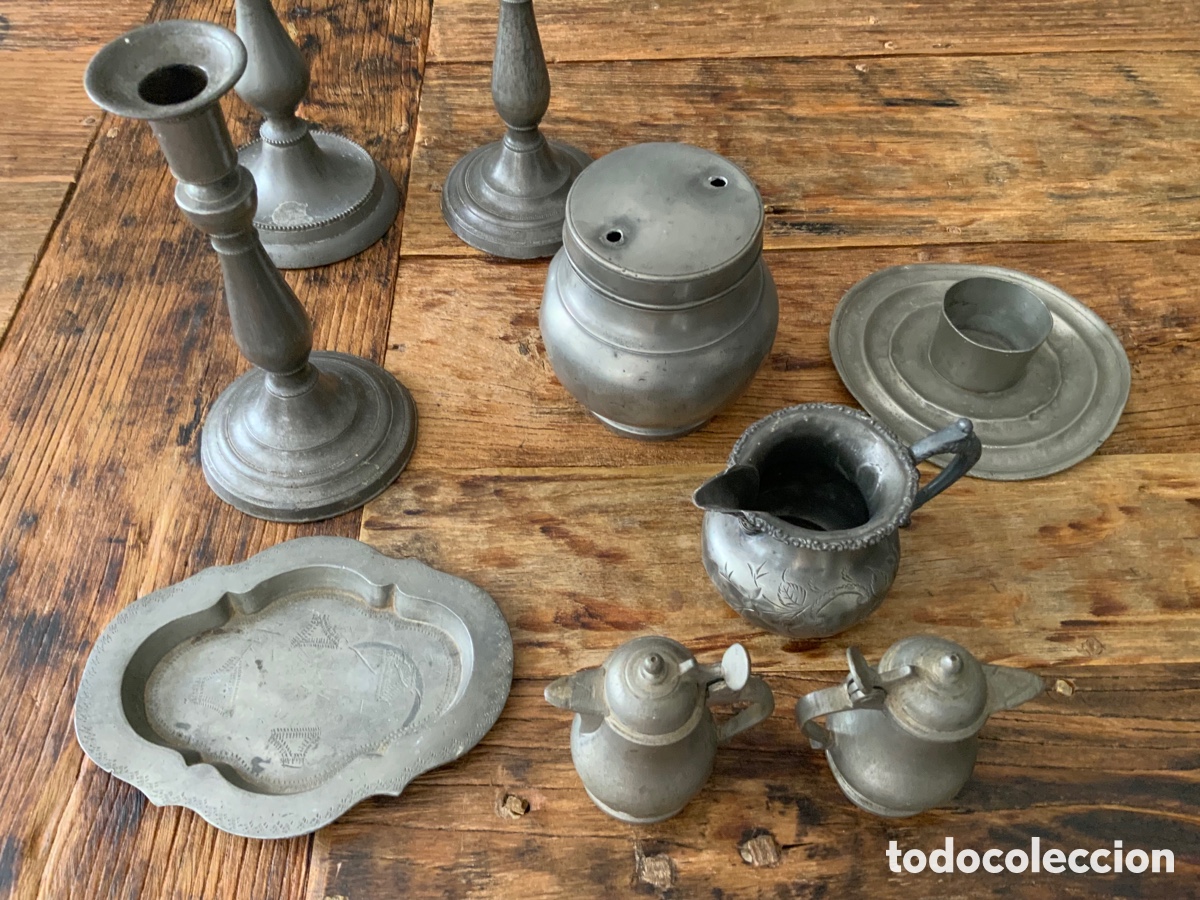 Antig&uuml;edades: Piezas de Peltre - Foto 4