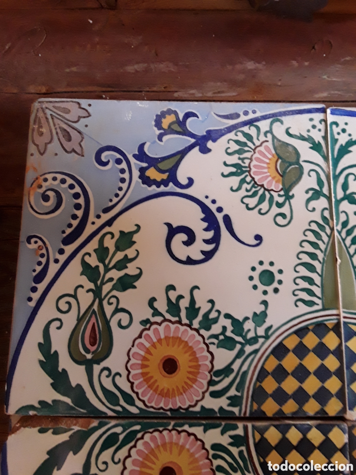 Antig&uuml;edades: Azulejos ( juego de 4 ) - Foto 3
