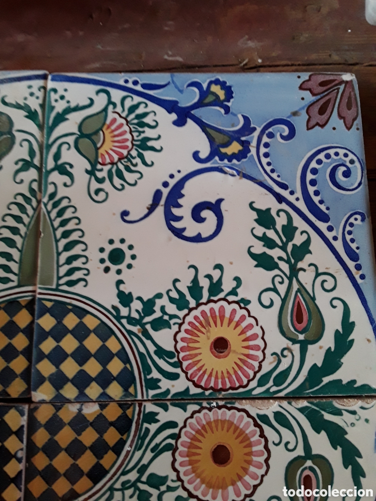 Antig&uuml;edades: Azulejos ( juego de 4 ) - Foto 4
