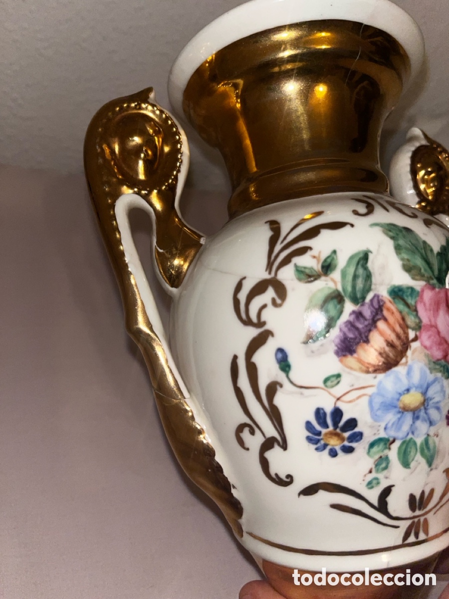 Antig&uuml;edades: Jarr&oacute;n estilo imperio pegado - Foto 7