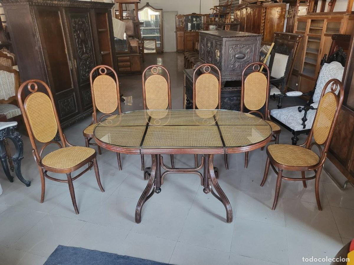 Antig&uuml;edades: CONJUNTO ESTILO THONET - Foto 4