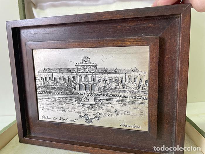 Antig&uuml;edades: Placa grabado Parlament de Catalunya - Foto 4