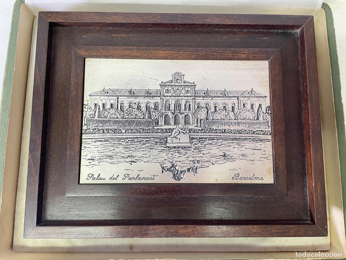 Antig&uuml;edades: Placa grabado Parlament de Catalunya - Foto 1