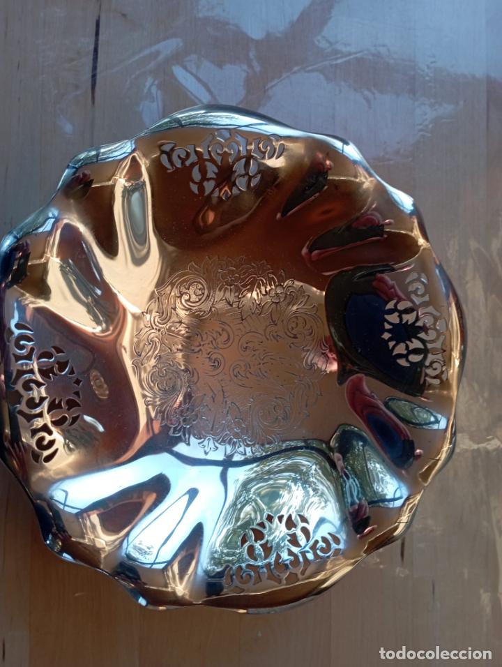 Antig&uuml;edades: BANDEJA,CENTRO SILVERPLATED. - Foto 2