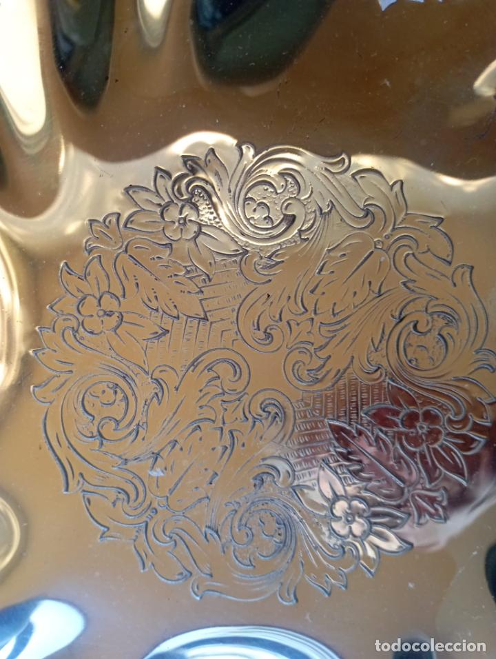 Antig&uuml;edades: BANDEJA,CENTRO SILVERPLATED. - Foto 3