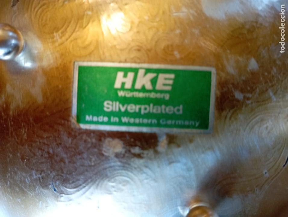 Antig&uuml;edades: BANDEJA,CENTRO SILVERPLATED. - Foto 4
