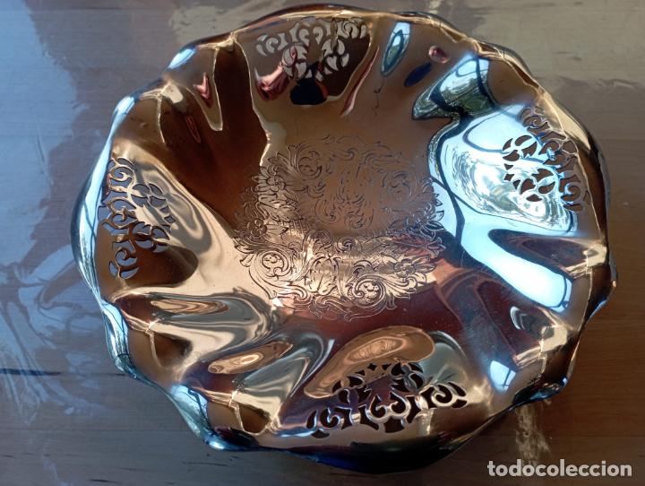 Antig&uuml;edades: BANDEJA,CENTRO SILVERPLATED. - Foto 1