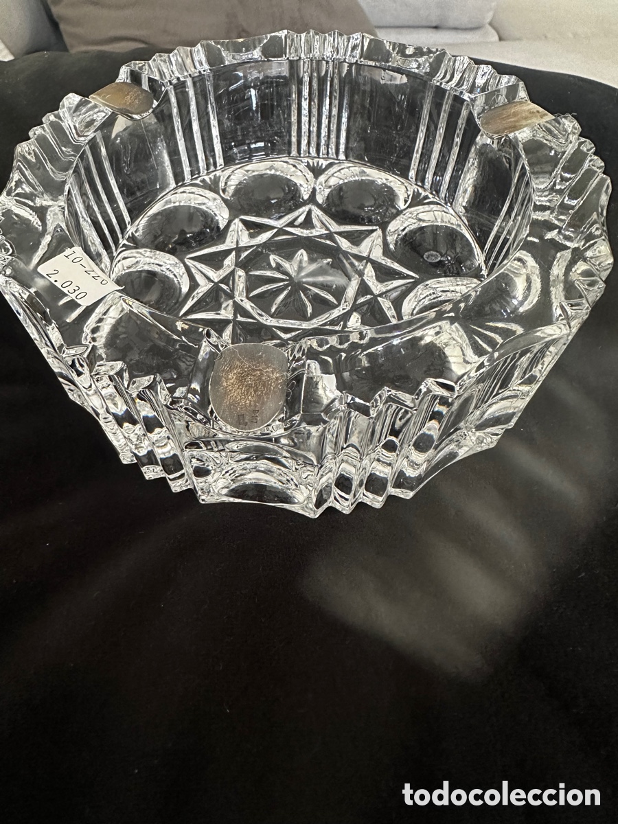 Antig&uuml;edades: Cenicero Cristal Bohemia - Foto 2