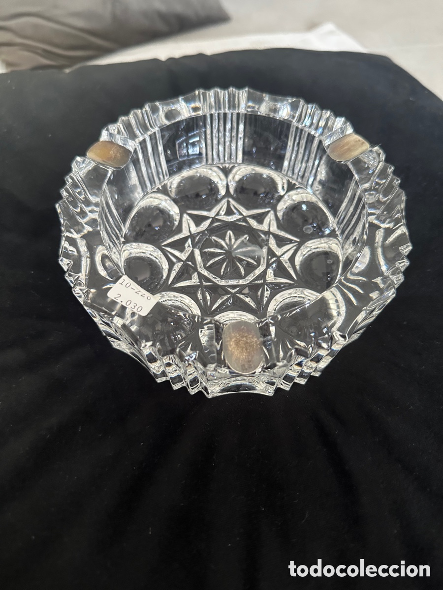 Antig&uuml;edades: Cenicero Cristal Bohemia - Foto 3