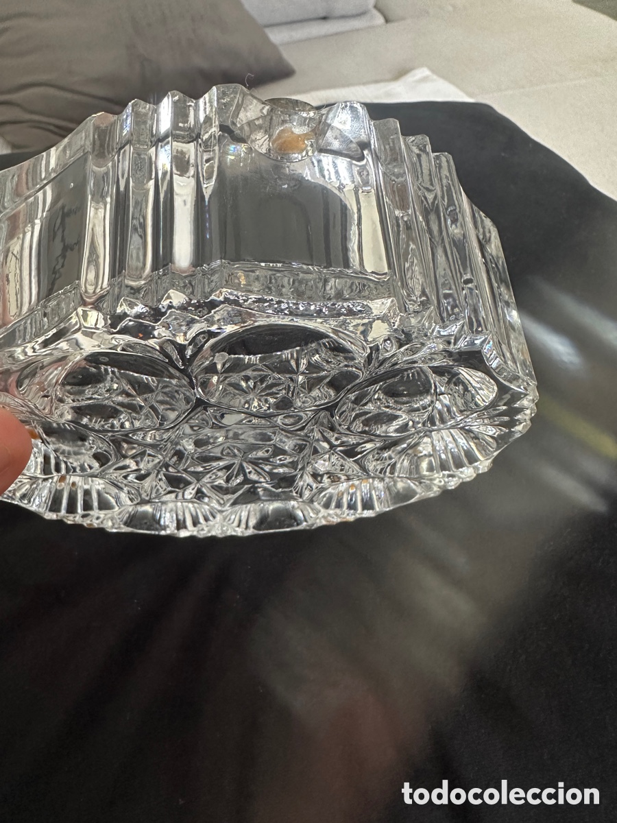 Antig&uuml;edades: Cenicero Cristal Bohemia - Foto 4