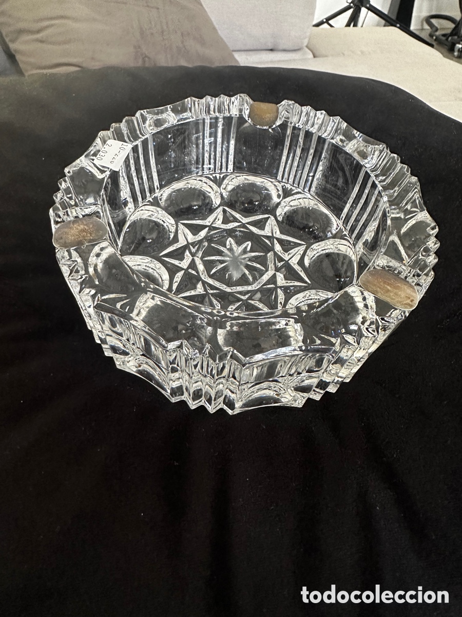 Antig&uuml;edades: Cenicero Cristal Bohemia - Foto 5