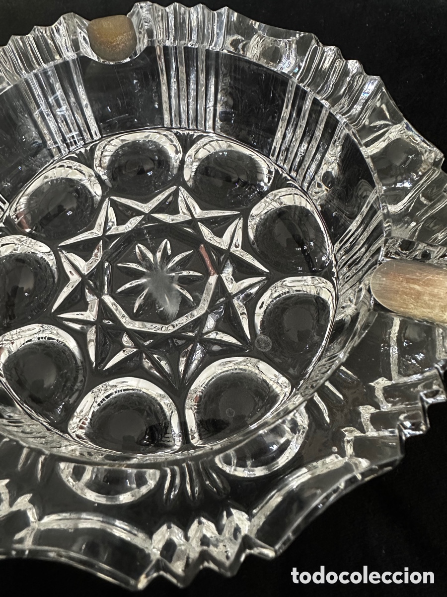 Antig&uuml;edades: Cenicero Cristal Bohemia - Foto 7
