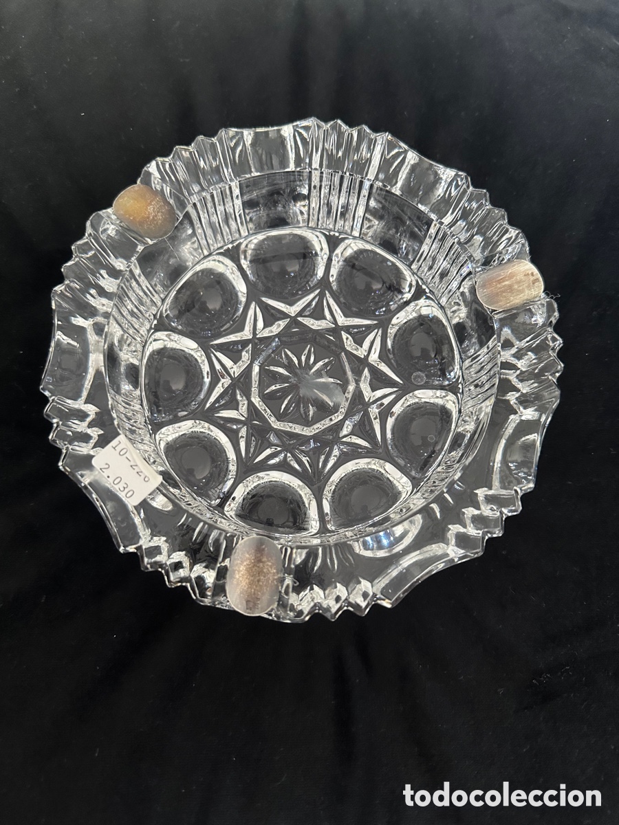 Antig&uuml;edades: Cenicero Cristal Bohemia - Foto 1