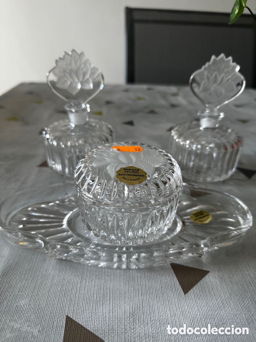 Antig&uuml;edades: Juego Tocador Cristal - Foto 2