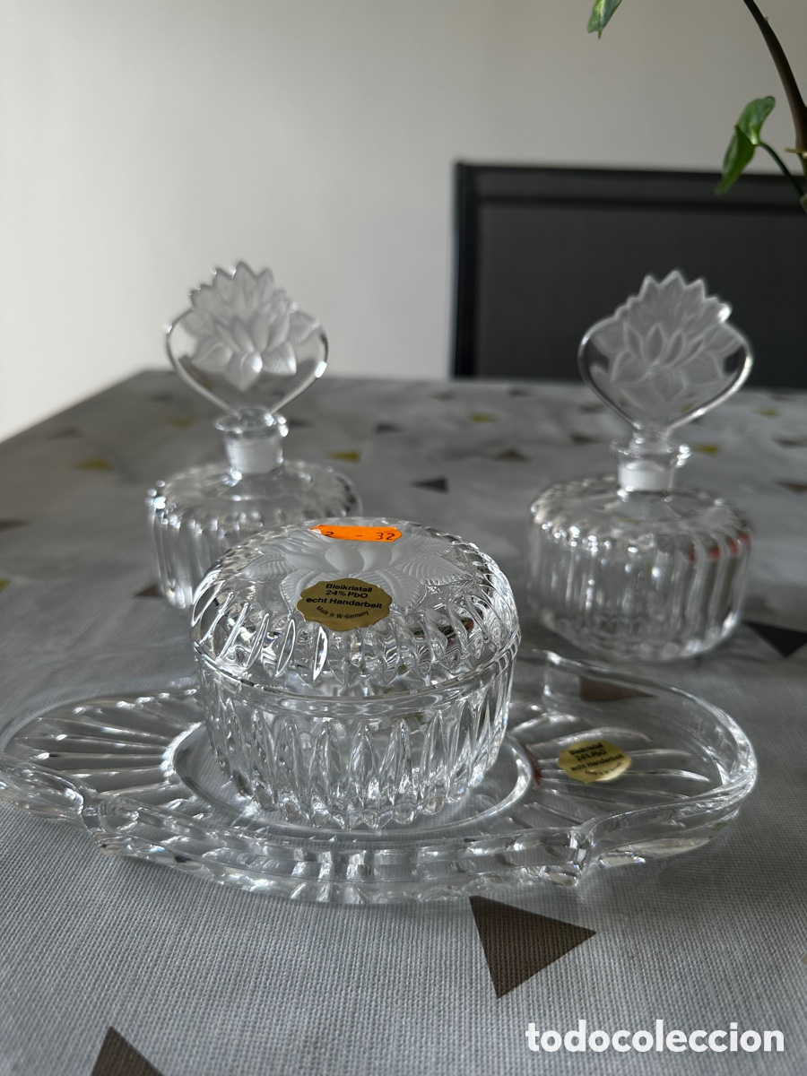 Antig&uuml;edades: Juego Tocador Cristal - Foto 1
