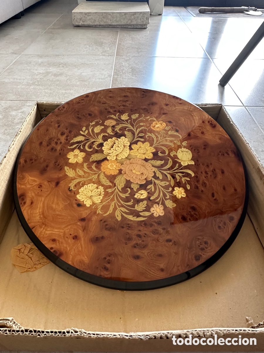 Antig&uuml;edades: Mesa Marqueteria - Foto 6