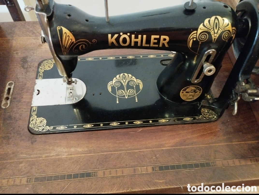 Antig&uuml;edades: M&agrave;quina de coser k&ouml;hler - Foto 1