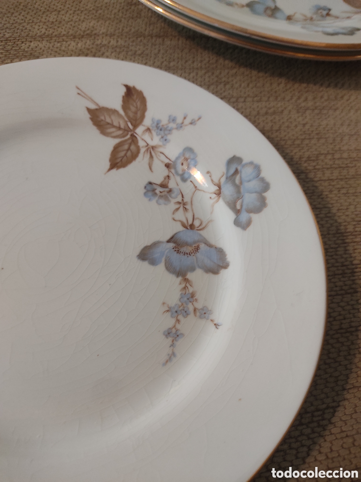 Antig&uuml;edades: Vajilla porcelana decorada - Foto 3