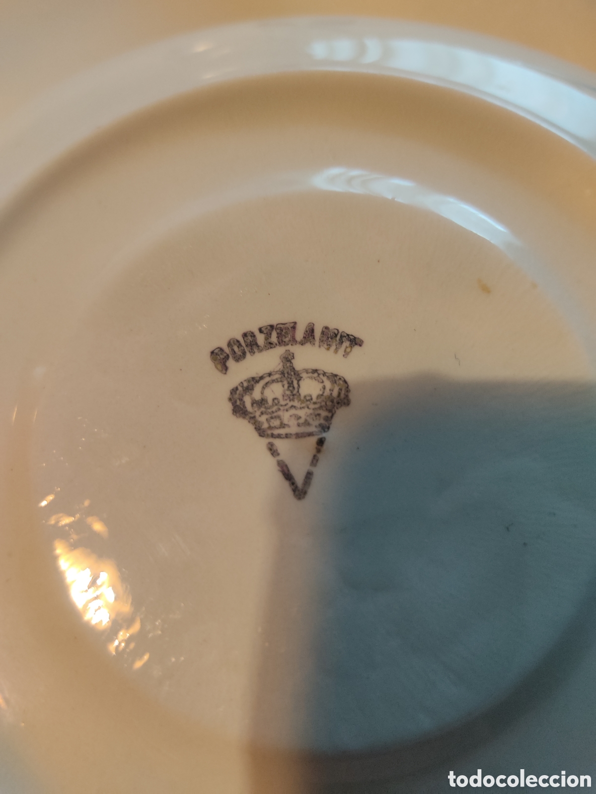 Antig&uuml;edades: Vajilla porcelana decorada - Foto 6