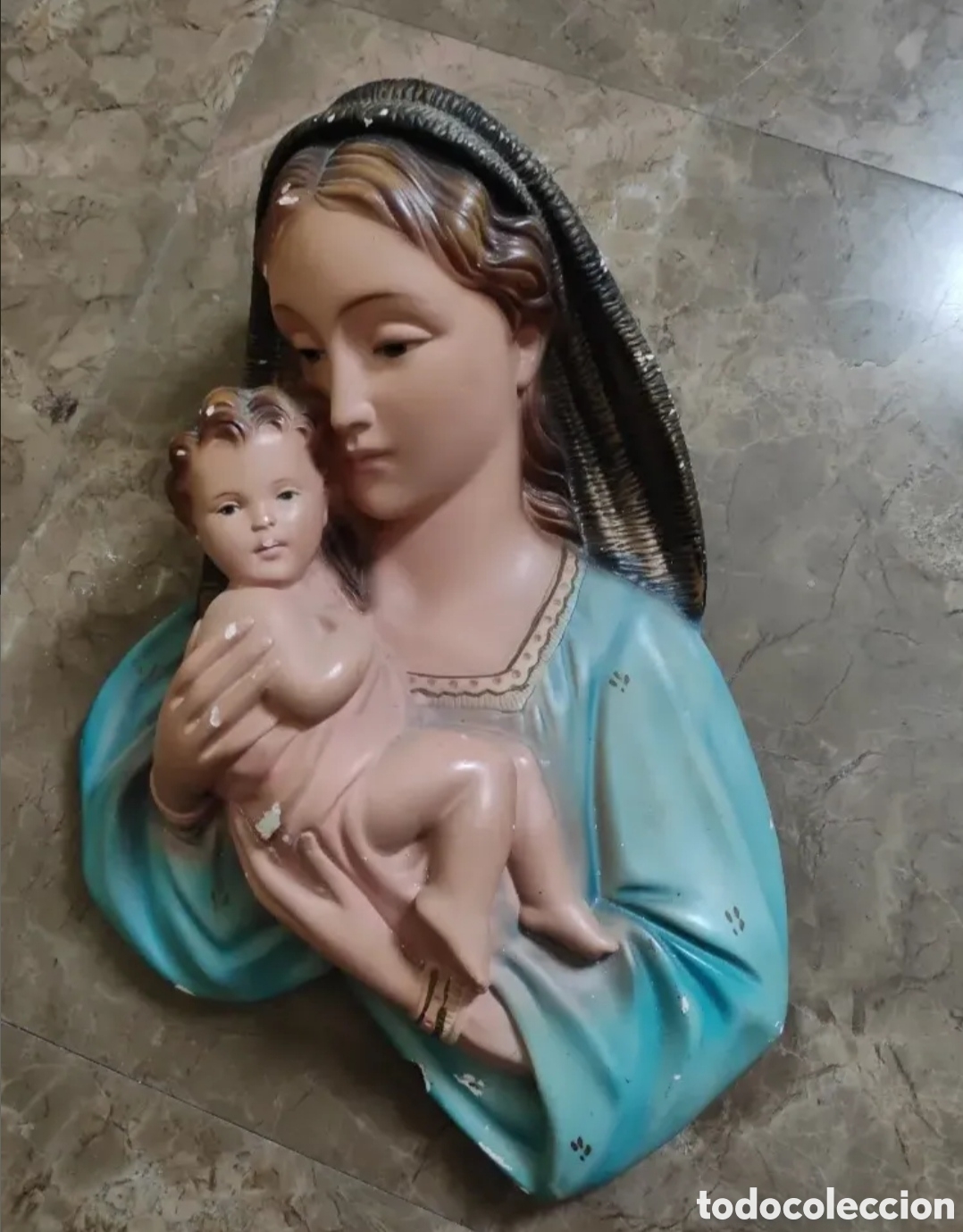 Antig&uuml;edades: Virgen Mar&iacute;a antigua. - Foto 1