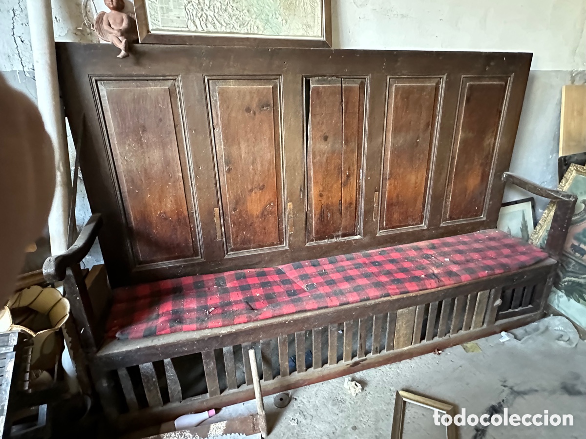 Antig&uuml;edades: Esca&ntilde;o pa&iacute;s Vasco Navarra enorme - Foto 2