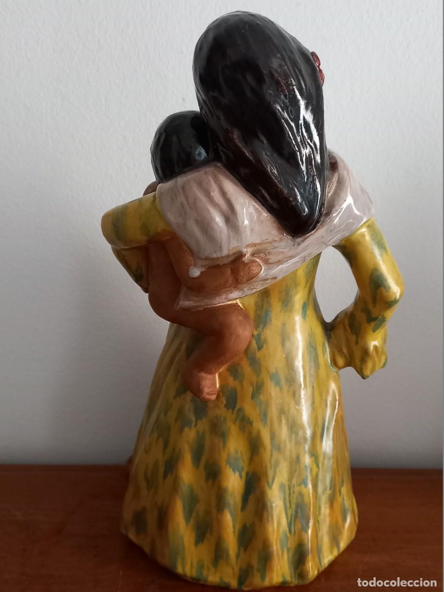 Antig&uuml;edades: MATERNIDAD EN BARRO. MIDE: 315 CM DE ALTA - Foto 3