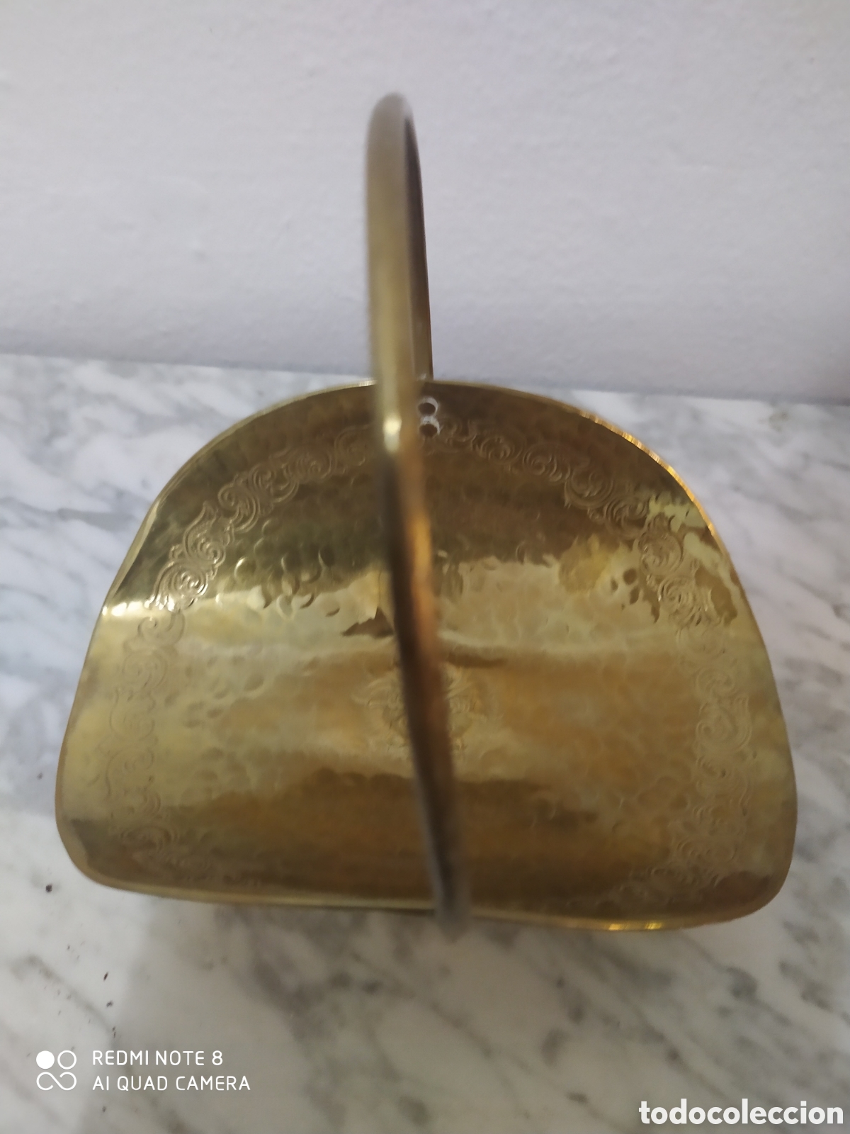 Antig&uuml;edades: Cesta de Bronce centro de mesa - Foto 4