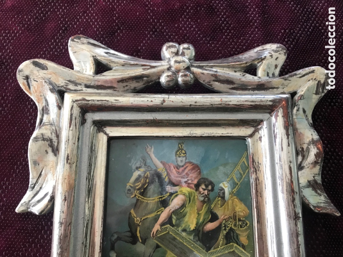 Antig&uuml;edades: Marco cornucopia antiguo - Foto 3