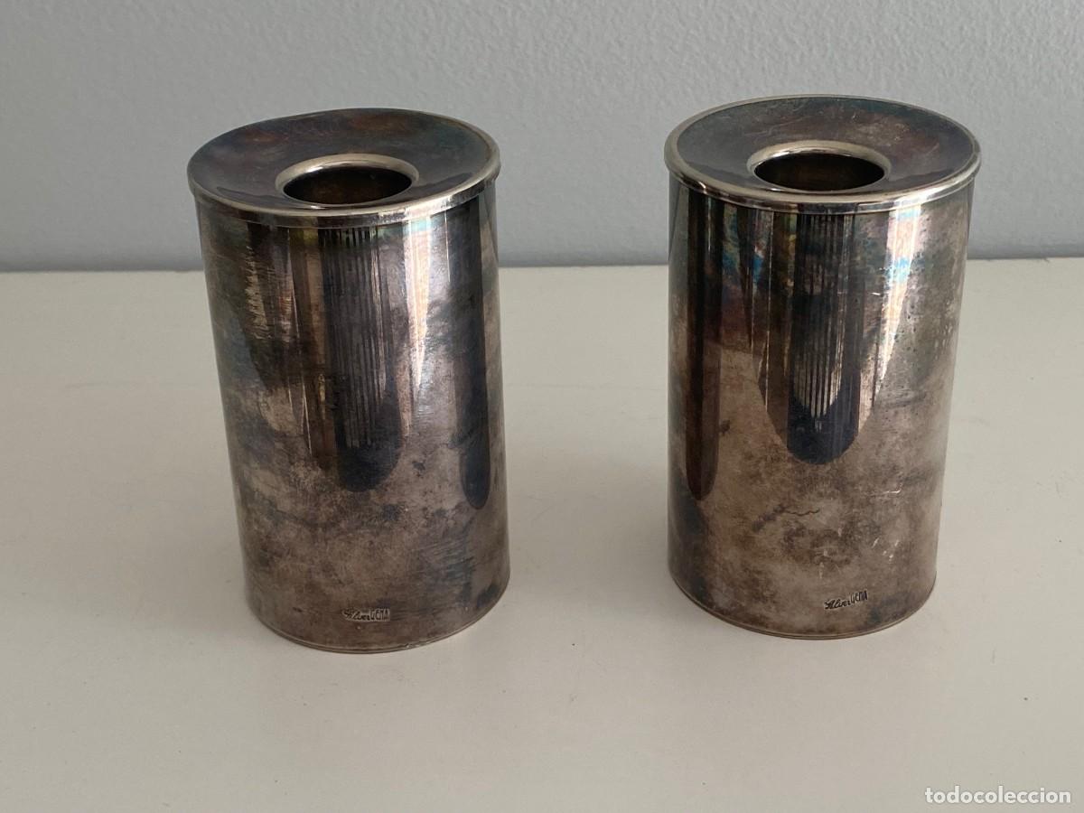 Antig&uuml;edades: Candelabros silver Gema en plata - Foto 1
