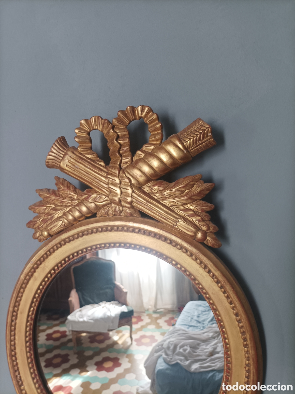 Antig&uuml;edades: Espejo luis XVI - Foto 1