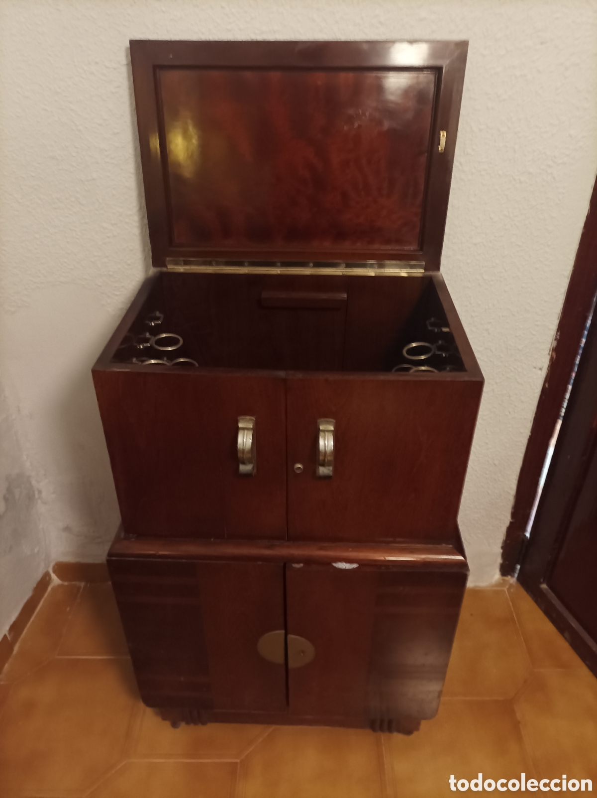 Antig&uuml;edades: Bar art deco en caoba - Foto 2