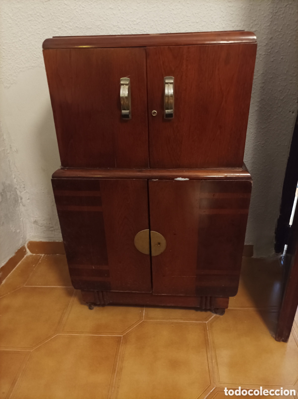 Antig&uuml;edades: Bar art deco en caoba - Foto 6