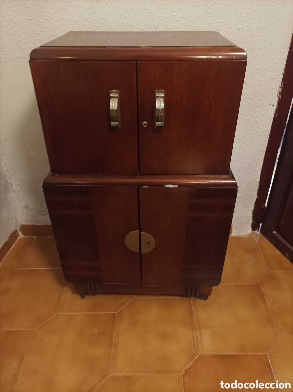 Antig&uuml;edades: Bar art deco en caoba - Foto 7