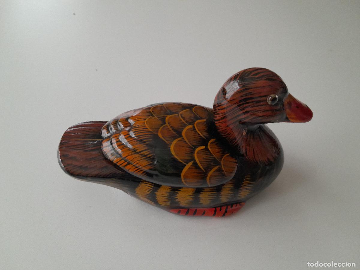 Antig&uuml;edades: Pato de cer&aacute;mica con caja - Foto 3