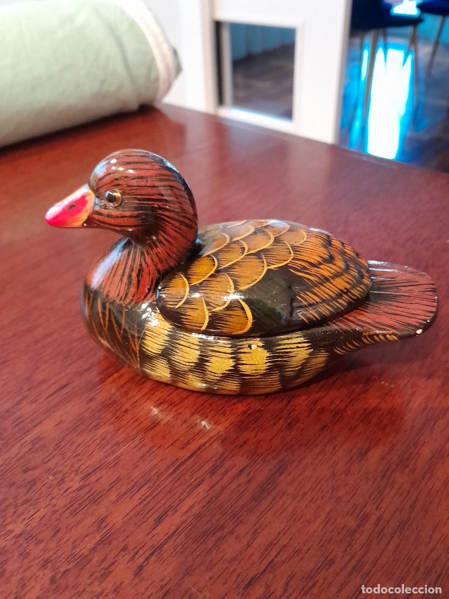 Antig&uuml;edades: Pato de cer&aacute;mica con caja - Foto 6