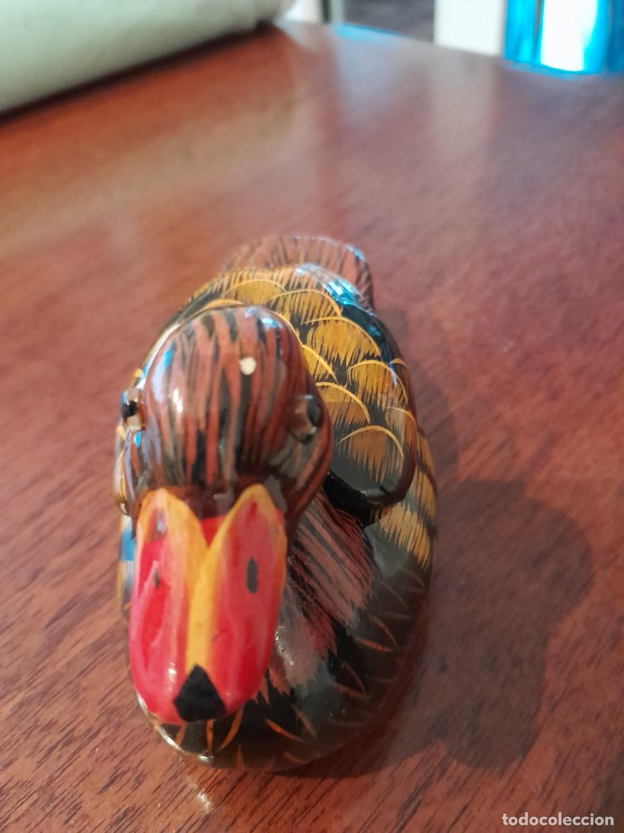 Antig&uuml;edades: Pato de cer&aacute;mica con caja - Foto 2