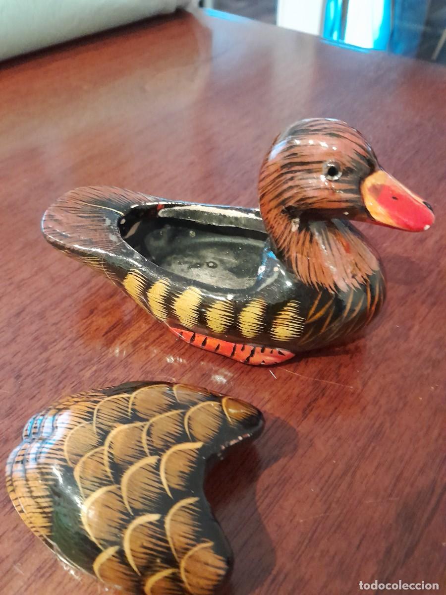 Antig&uuml;edades: Pato de cer&aacute;mica con caja - Foto 7