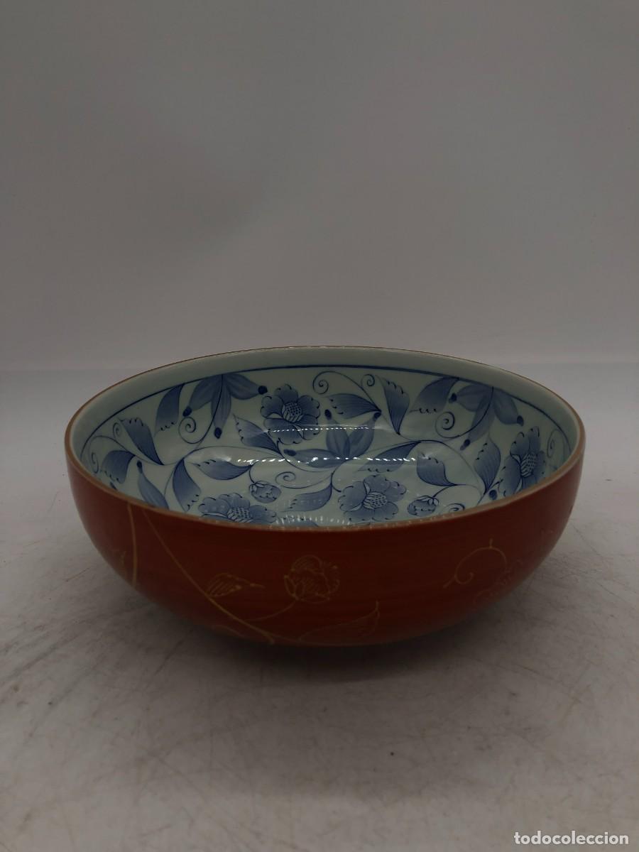 Antig&uuml;edades: cuenco chino flores azules - Foto 1