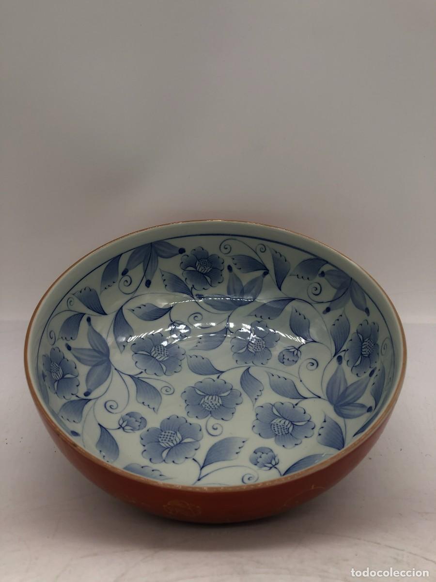Antig&uuml;edades: cuenco chino flores azules - Foto 2