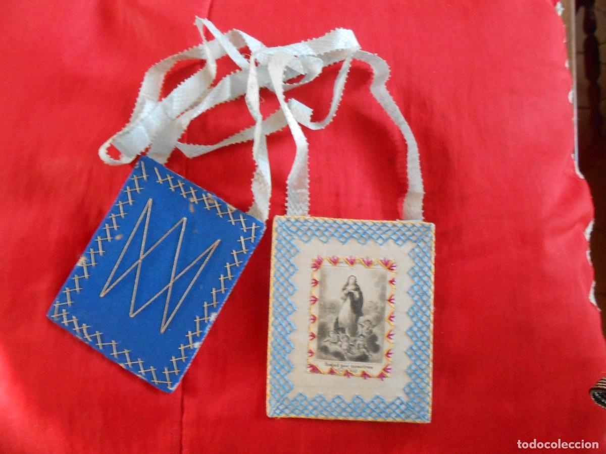 Antig&uuml;edades: ESCAPULARIO VIRGEN INMACULADA CONCEPCI&Oacute;N - Foto 1