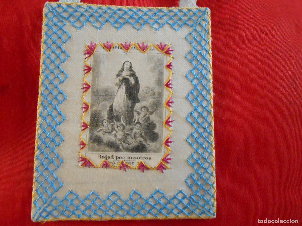 Antig&uuml;edades: ESCAPULARIO VIRGEN INMACULADA CONCEPCI&Oacute;N - Foto 2