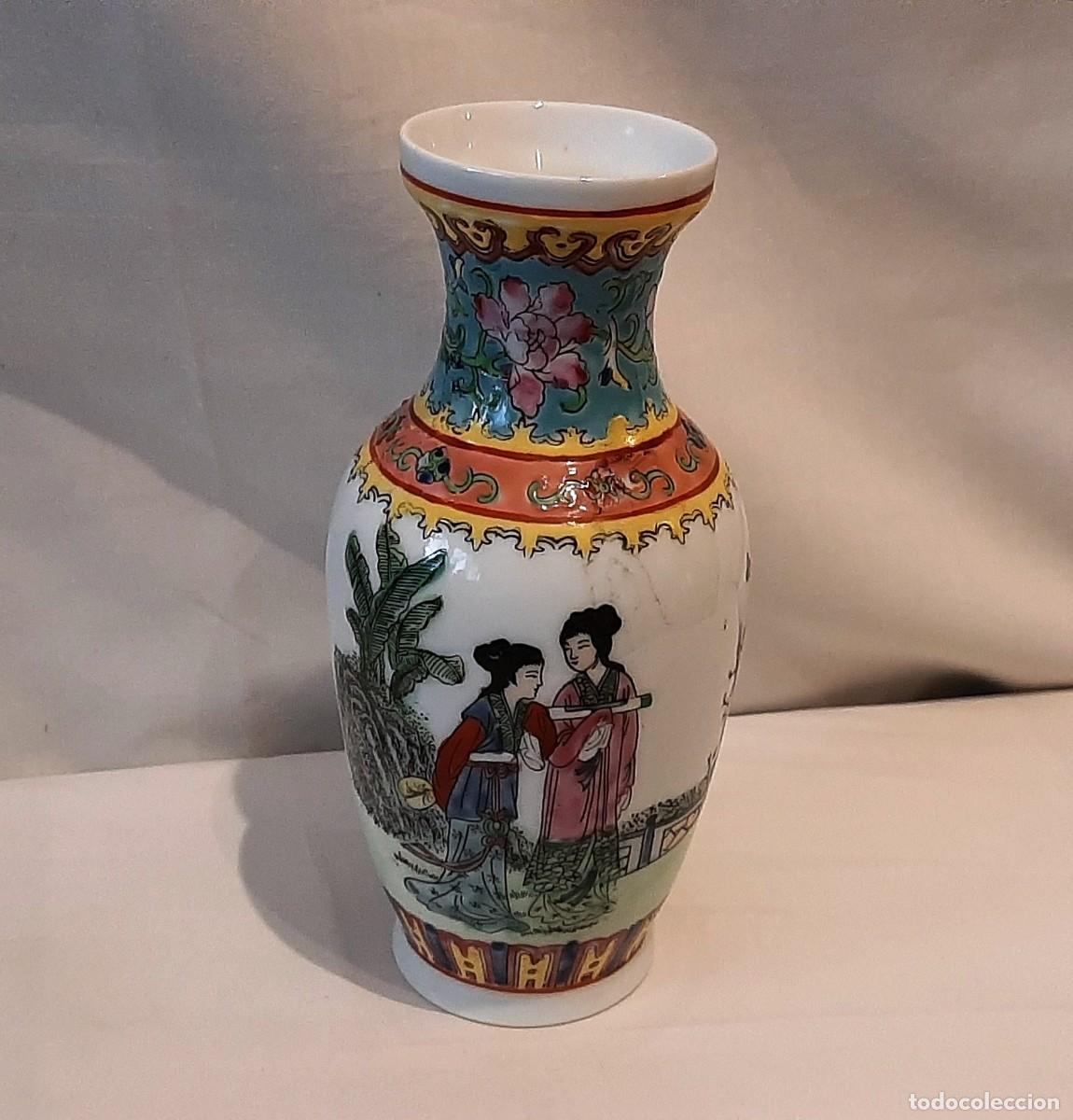 Antig&uuml;edades: Jarr&oacute;n chino con decoraci&oacute;n - Foto 1