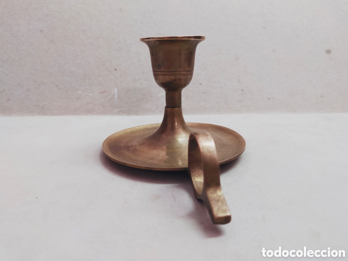 Antig&uuml;edades: PALMATORIA EN BRONCE, 1 LUZ. - Foto 2
