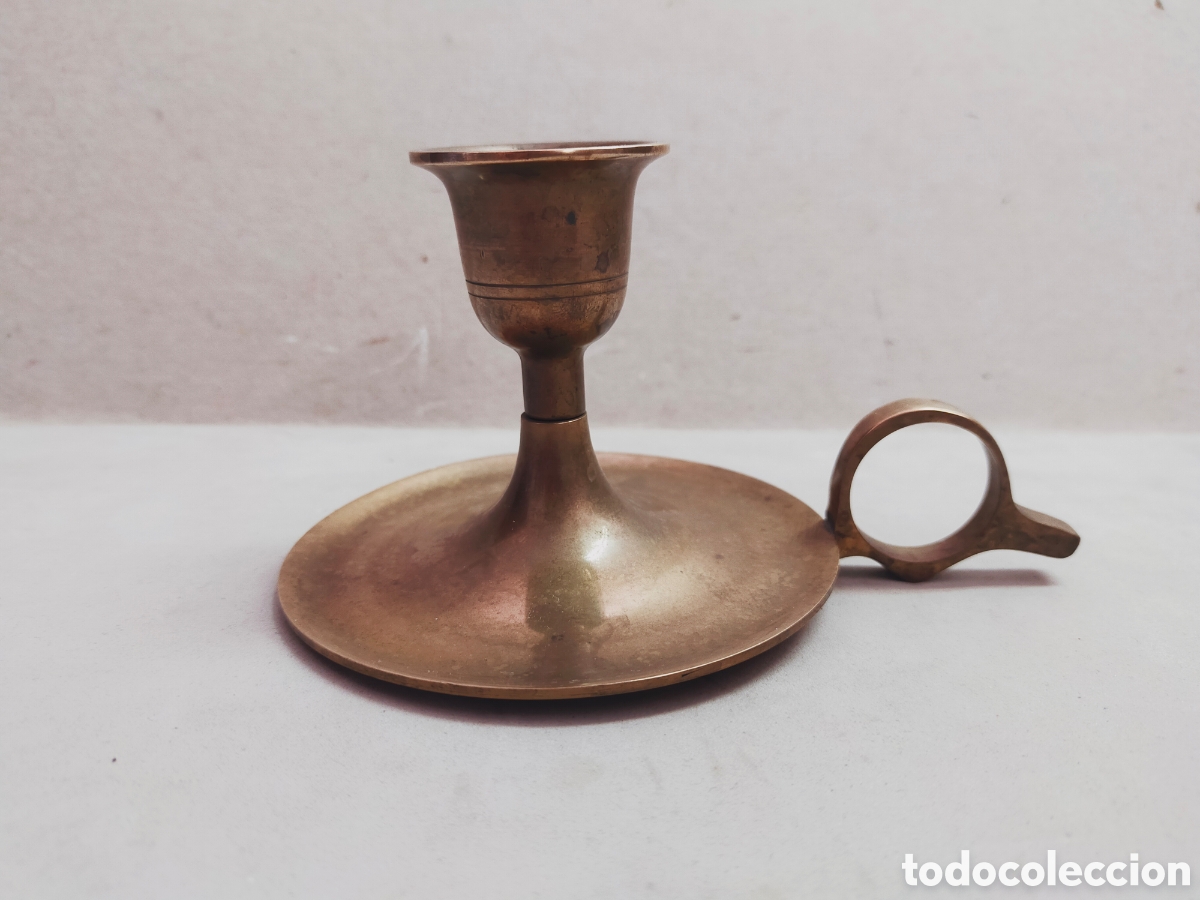Antig&uuml;edades: PALMATORIA EN BRONCE, 1 LUZ. - Foto 1
