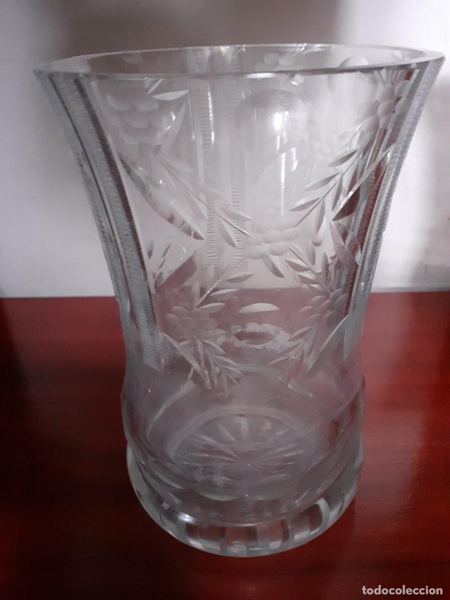 Antig&uuml;edades: Jarr&oacute;n de Cristal Tallado a mano - Foto 2